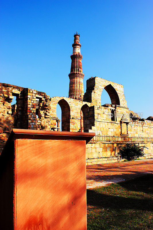 Qutub Minar，新德里，印度